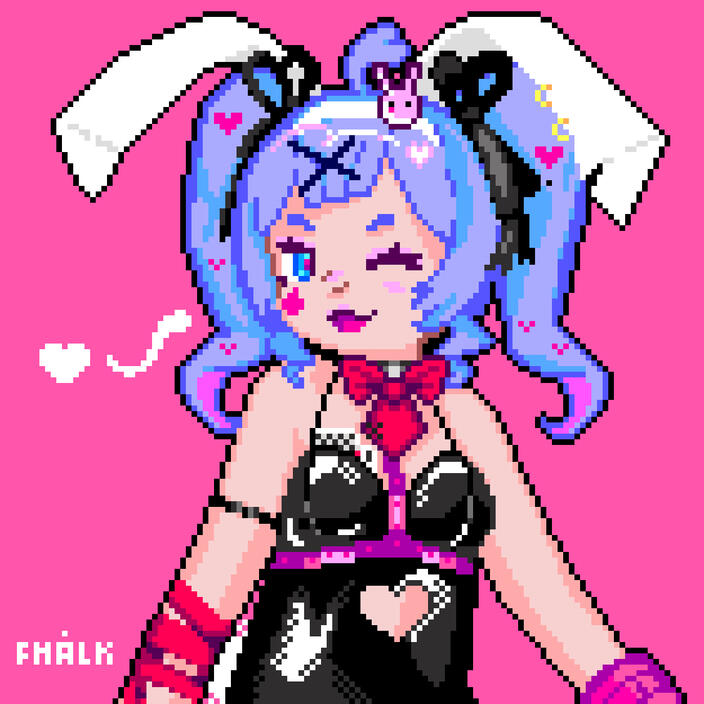 Rabbit Hole - Miku Fan art