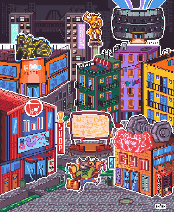 Pixel Art Background